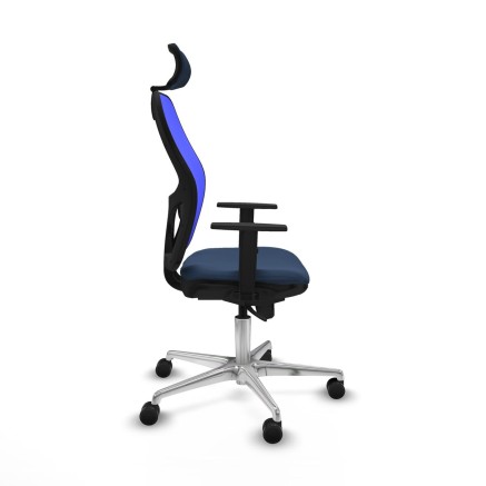 Bürostuhl mit Kopfstütze Piqueras y Crespo 1D086N2 Marineblau 2