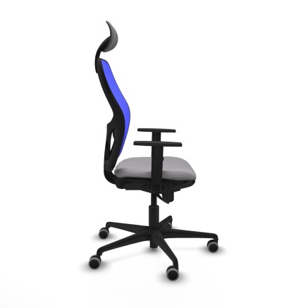 Office Chair with Headrest Jorquera Piqueras y Crespo 1D036G1 Grey 2