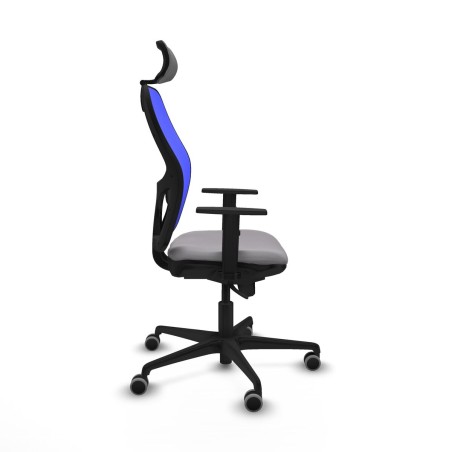 Sedia Ufficio con Poggiatesta Piqueras y Crespo 1D036G2 Grigio