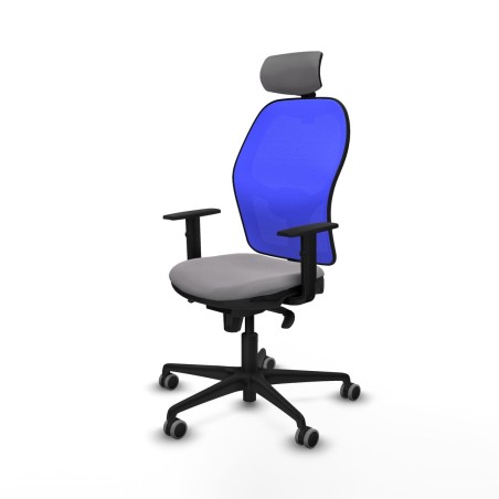 Chaise de Bureau avec Appui-tête Piqueras y Crespo 1D036G2 Gris