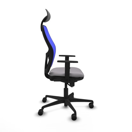 Sedia Ufficio con Poggiatesta Jorquera Piqueras y Crespo 1D036N1 Grigi 2