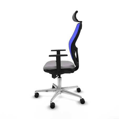 Sedia Ufficio con Poggiatesta Piqueras y Crespo 1D086N2 Grigio