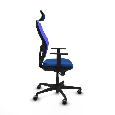 Office Chair with Headrest Piqueras y Crespo 1D036G2 Blue 2