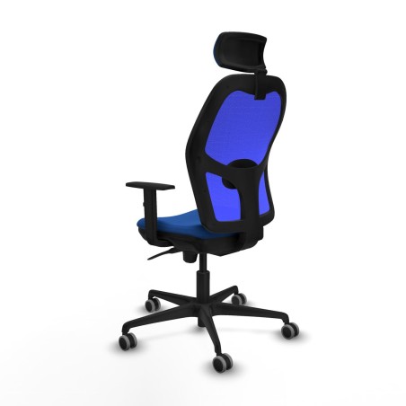 Sedia Ufficio con Poggiatesta Piqueras y Crespo 1D036G2 Azzurro