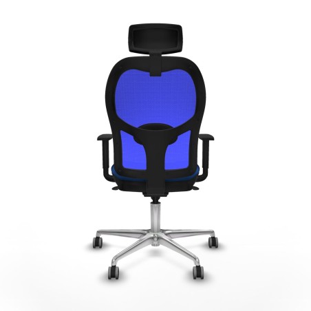 Office Chair with Headrest Piqueras y Crespo 1D086G2 Blue