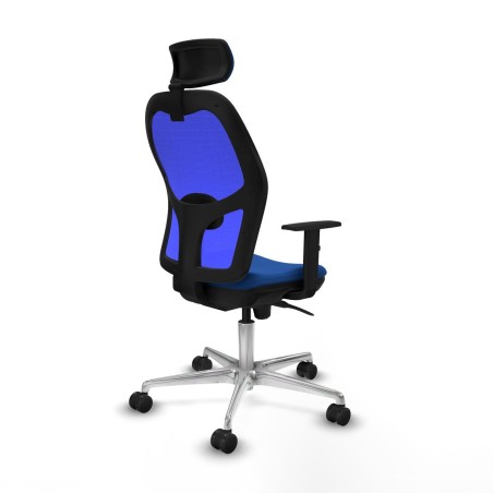 Sedia Ufficio con Poggiatesta Piqueras y Crespo 1D086N2 Azzurro