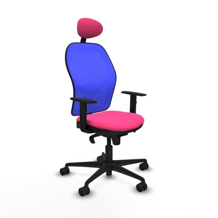 Bürostuhl mit Kopfstütze Jorquera Piqueras y Crespo 1D036N1 Rosa