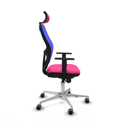 Bürostuhl mit Kopfstütze Piqueras y Crespo 1D086G2 Rosa 2
