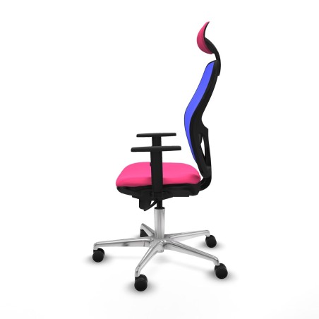 Office Chair with Headrest Jorquera Piqueras y Crespo 1D086N1 Pink