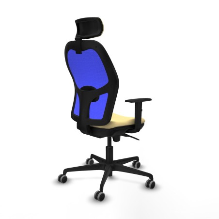 Chaise de Bureau avec Appui-tête Piqueras y Crespo 1D036G2 Crème