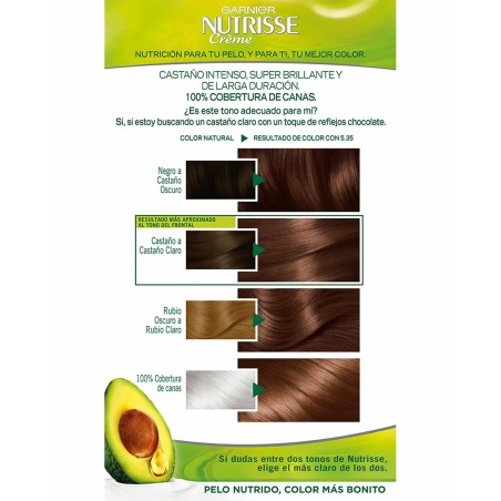 Tintura Permanente in Crema Garnier Nutrisse Creme 5.35/58 - Sequoia