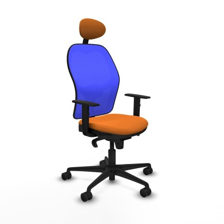 Bürostuhl mit Kopfstütze Jorquera Piqueras y Crespo 1D036N1 Orange