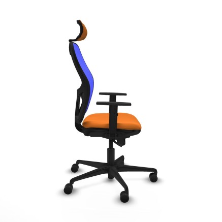 Office Chair with Headrest Piqueras y Crespo 1D036N2 Orange 2