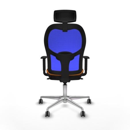 Office Chair with Headrest Piqueras y Crespo 1D086G2 Orange