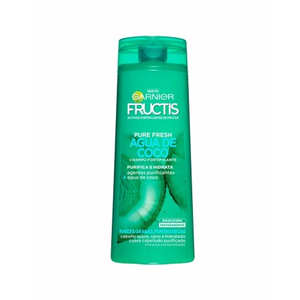 Champú Fortificante Garnier Fructis Pure Fresh Agua de Coco 300 ml