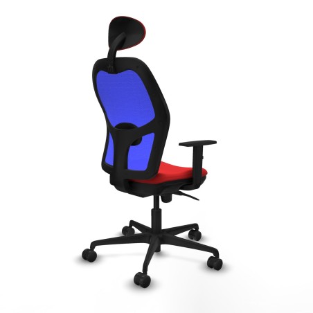 Sedia Ufficio con Poggiatesta Jorquera Piqueras y Crespo 1D036N1 Rosso