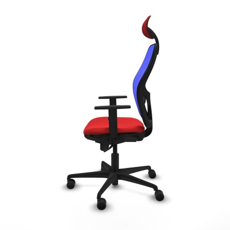 Sedia Ufficio con Poggiatesta Jorquera Piqueras y Crespo 1D036N1 Rosso
