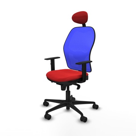 Sedia Ufficio con Poggiatesta Jorquera Piqueras y Crespo 1D036N1 Rosso