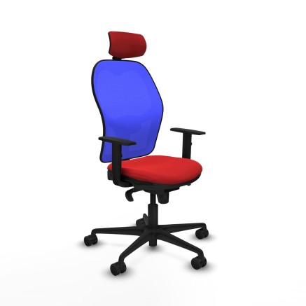 Bürostuhl mit Kopfstütze Piqueras y Crespo 1D036N2 Rot