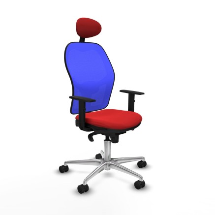 Bürostuhl mit Kopfstütze Jorquera Piqueras y Crespo 1D086N1 Rot