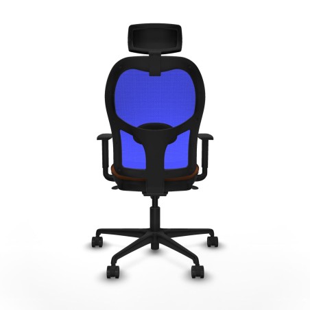 Chaise de Bureau avec Appui-tête Piqueras y Crespo 1D036N2 Bleu Marro