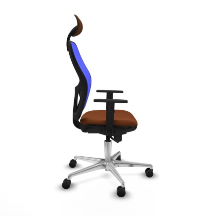 Bürostuhl mit Kopfstütze Jorquera Piqueras y Crespo 1D086N1 Blau Bra 2