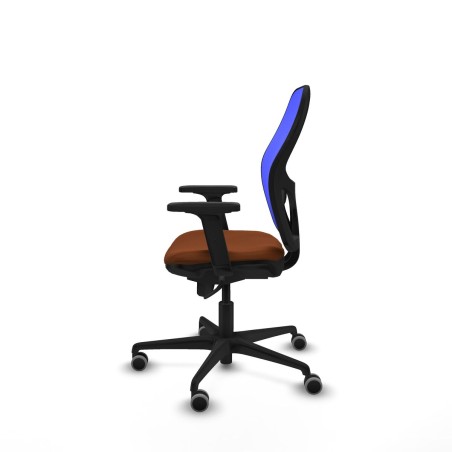 Chaise de Bureau Piqueras y Crespo 2D036G0 Bleu Marron