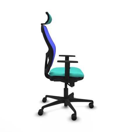 Chaise de Bureau avec Appui-tête Piqueras y Crespo 1D036N2 Turquoise
