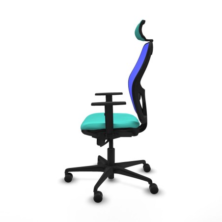 Chaise de Bureau avec Appui-tête Piqueras y Crespo 1D036N2 Turquoise