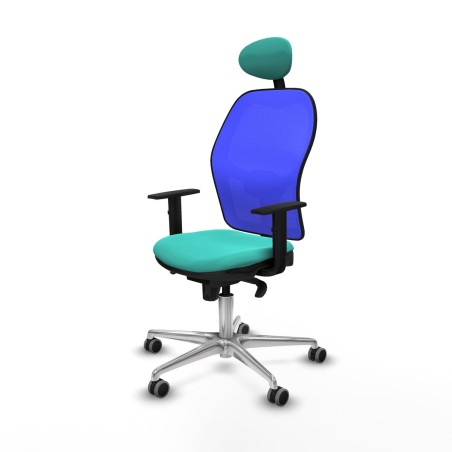 Sedia Ufficio con Poggiatesta Jorquera Piqueras y Crespo 1D086G1 Turch