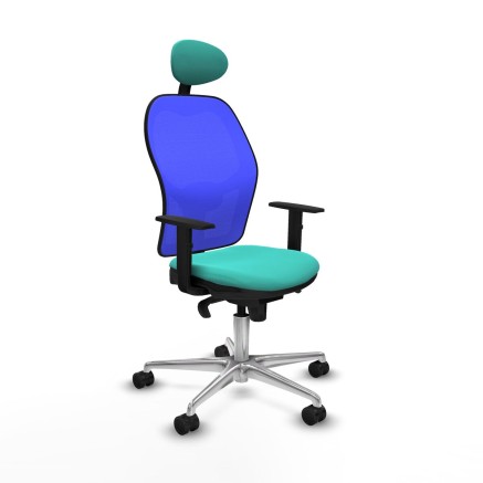 Office Chair with Headrest Jorquera Piqueras y Crespo 1D086N1 Turquois