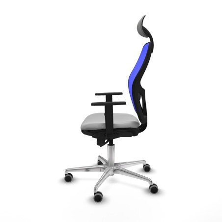 Office Chair with Headrest Jorquera Piqueras y Crespo 1D086G1 Light gr