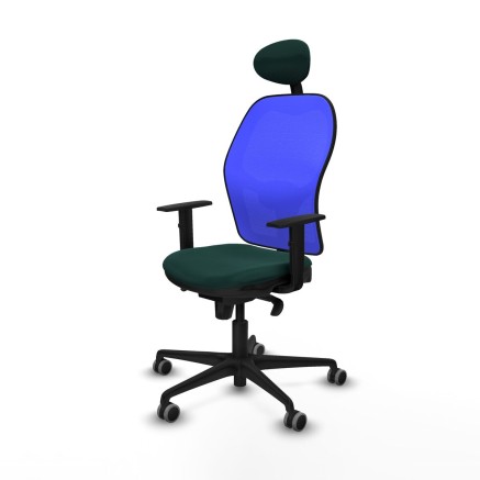 Chaise de Bureau avec Appui-tête Jorquera Piqueras y Crespo 1D036G1 V 2