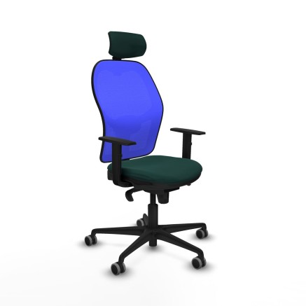 Office Chair with Headrest Piqueras y Crespo 1D036G2 Green