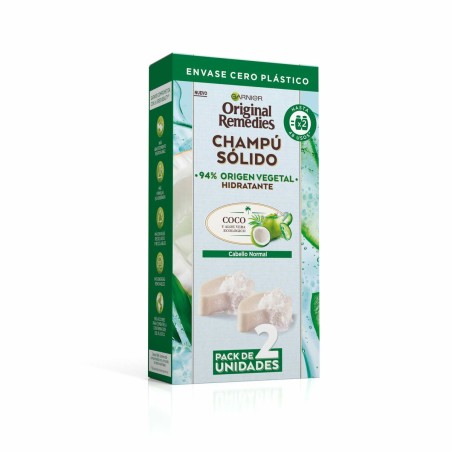 Shampoo Solido Garnier Original Remedies X Idratante Cocco 2 Unità 60
