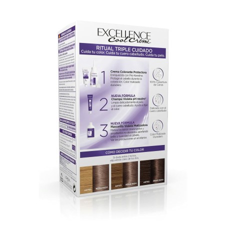 Dauerhafte Creme-Coloration L'Oreal Make Up Excellence Cool Creme Inte