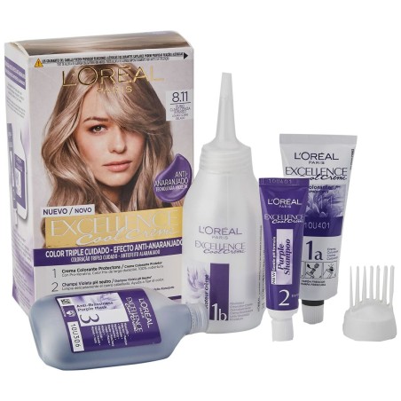Tintura Permanente in Crema L'Oreal Make Up Excellence 8,11 Biondo Chi