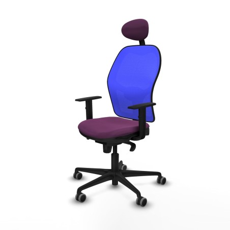 Bürostuhl mit Kopfstütze Jorquera Piqueras y Crespo 1D036G1 Lila