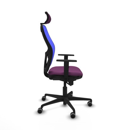 Chaise de Bureau avec Appui-tête Piqueras y Crespo 1D036G2 Violet 2