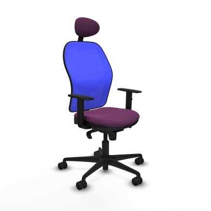 Bürostuhl mit Kopfstütze Jorquera Piqueras y Crespo 1D036N1 Lila