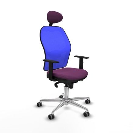 Bürostuhl mit Kopfstütze Jorquera Piqueras y Crespo 1D086G1 Lila