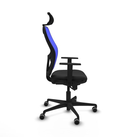 Office Chair with Headrest Piqueras y Crespo 1D036G2 Black 2
