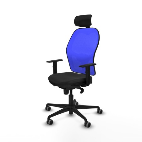 Office Chair with Headrest Piqueras y Crespo 1D036G2 Black