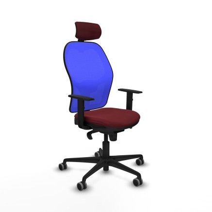 Chaise de Bureau avec Appui-tête Piqueras y Crespo 1D036G2 Bordeaux