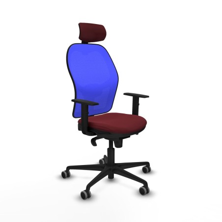 Chaise de Bureau avec Appui-tête Piqueras y Crespo 1D036G2 Bordeaux