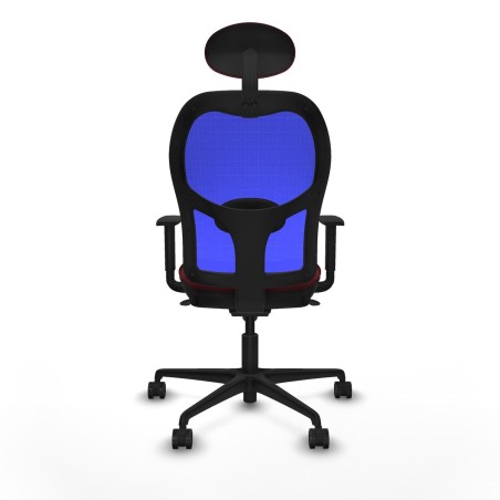 Office Chair with Headrest Jorquera Piqueras y Crespo 1D036N1 Maroon
