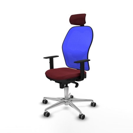 Chaise de Bureau avec Appui-tête Piqueras y Crespo 1D086G2 Bordeaux