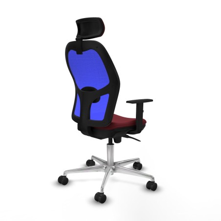 Chaise de Bureau avec Appui-tête Piqueras y Crespo 1D086N2 Bordeaux