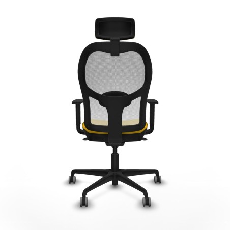 Chaise de Bureau avec Appui-tête Piqueras y Crespo 1D036G2 Jaune