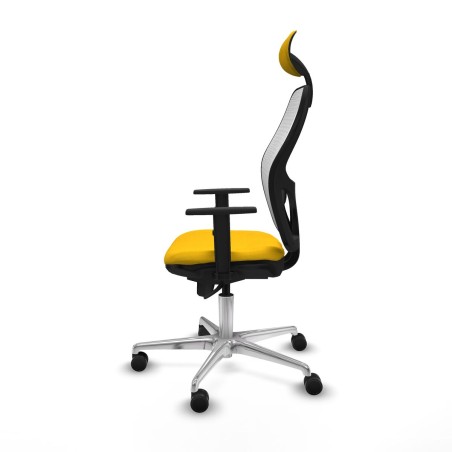 Sedia Ufficio con Poggiatesta Jorquera Piqueras y Crespo 1D086N1 Giall